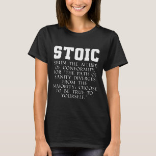 Roman Empire Book Quote Meditation Marcus Aurelius T-Shirt