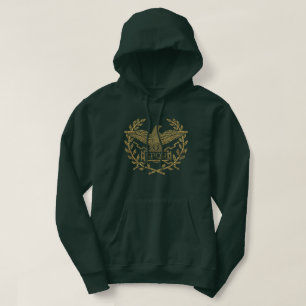 Roman Empire Eagle Mosaic Emblem Hoodie