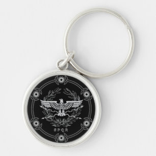 Roman Empire Emblem Key Ring