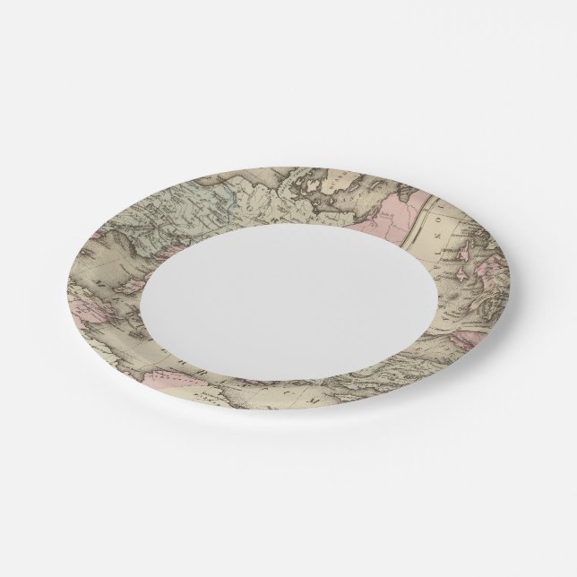 Roman Empire, Greece Paper Plate (Angled)