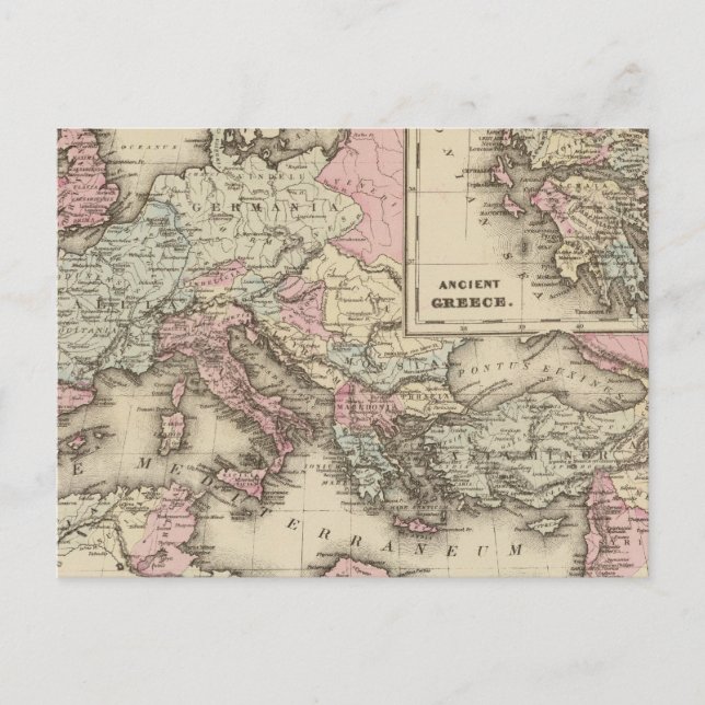 Roman Empire, Greece Postcard (Front)
