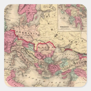 Roman Empire Square Sticker