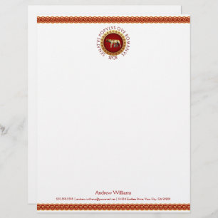 Roman Empire Style Letterhead Design