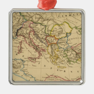 Roman Empire under Constantine and Trajan Metal Tree Decoration
