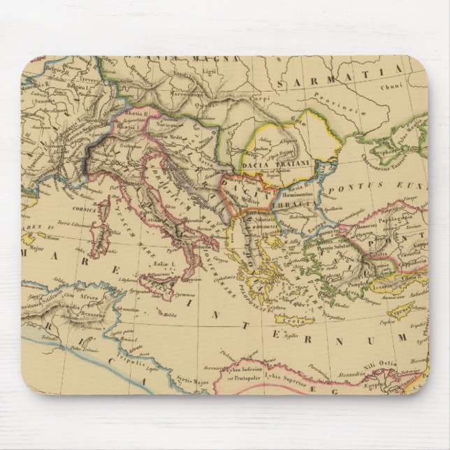 Roman Empire under Constantine and Trajan Mouse Pad (Front)