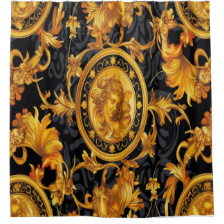 Roman Face Shower Curtain