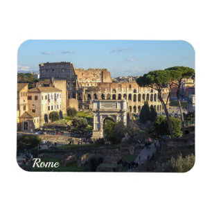 Roman forum and Colosseum Magnet