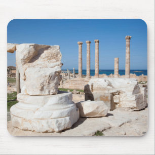 Roman Forum And Remains Of Statue, Sabratha, AZ Mouse Pad
