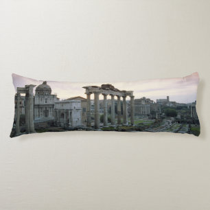 Roman Forum at dawn Body Cushion