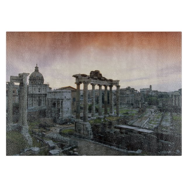 Roman Forum at dawn Cutting Board (Front)