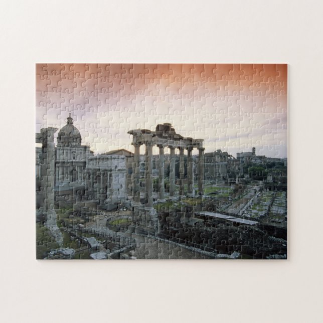 Roman Forum at dawn Jigsaw Puzzle (Horizontal)