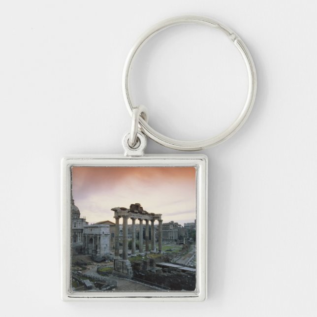 Roman Forum at dawn Key Ring (Front)