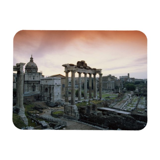Roman Forum at dawn Magnet (Horizontal)