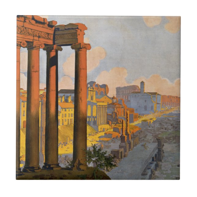 Roman Forum Ceramic Tile (Front)