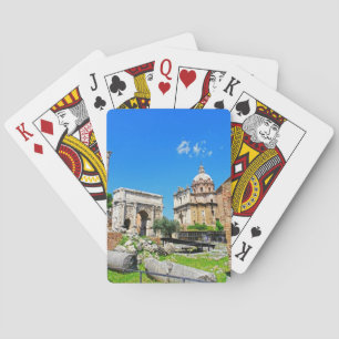 Roman forum playing cards