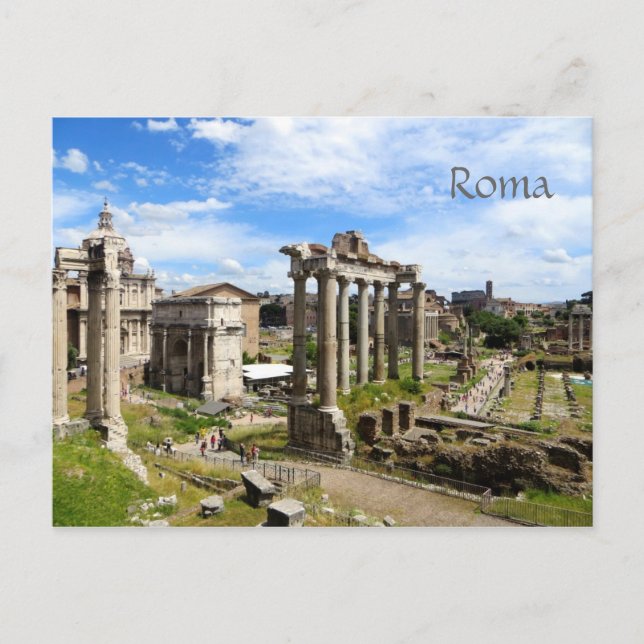 Roman Forum Postcard (Front)