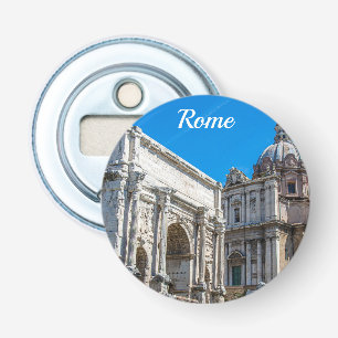 Roman Forum ruins in Rome, Italy Bottle Opener