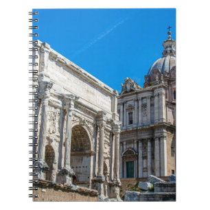 Roman Forum ruins in Rome, Italy Notebook