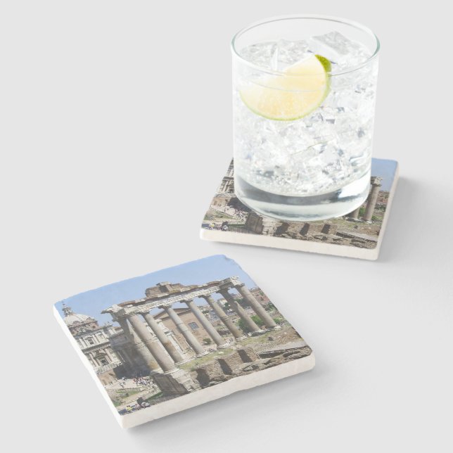 Roman Forum Stone Coaster (Side)