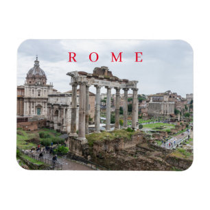 Roman Forum view fridge magnet