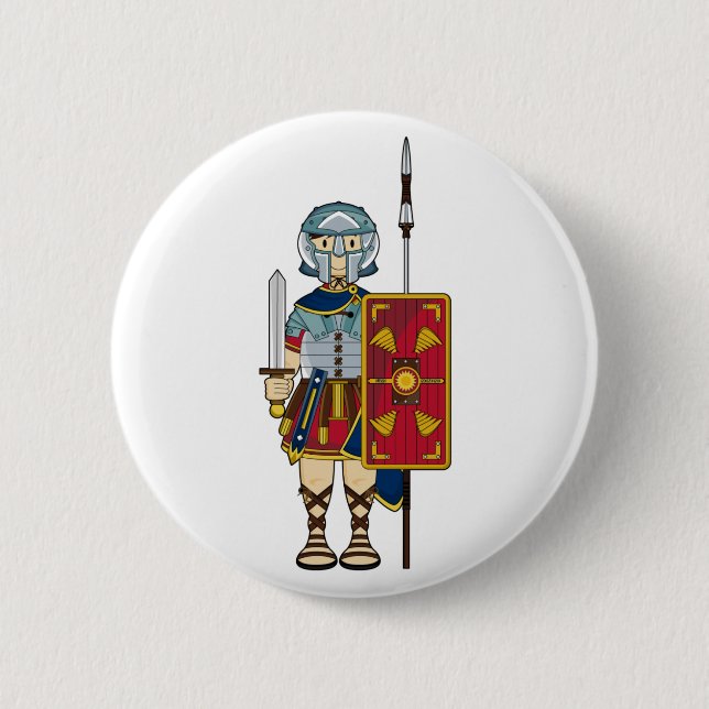 Roman Gladiator with Button (Front)
