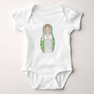 Roman Goddess Juno Matryoshka Baby Bodysuit