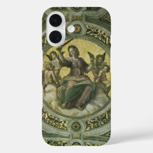 Roman Goddess Justice with Angels by Raphael iPhone 16 Case