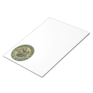 Roman Goddess Justice with Angels by Raphael Notepad