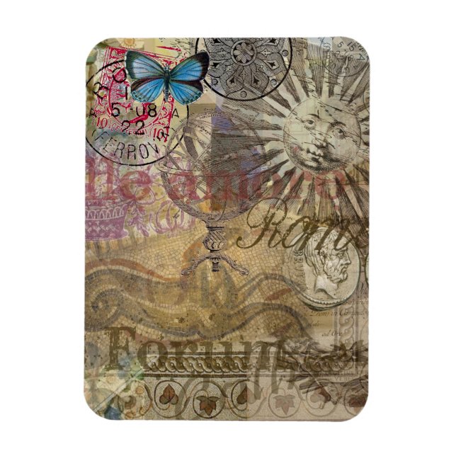 Roman History Italy Travel Vacation Holiday City Magnet (Vertical)