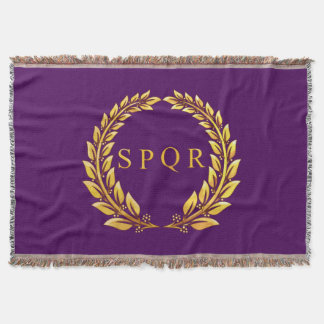 Roman Imperial SPQR Throw