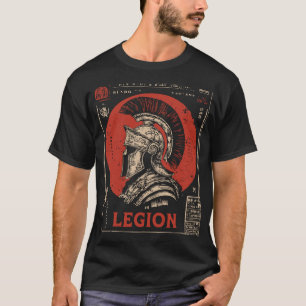 Roman Legioner Soldier Historical Military Design T-Shirt
