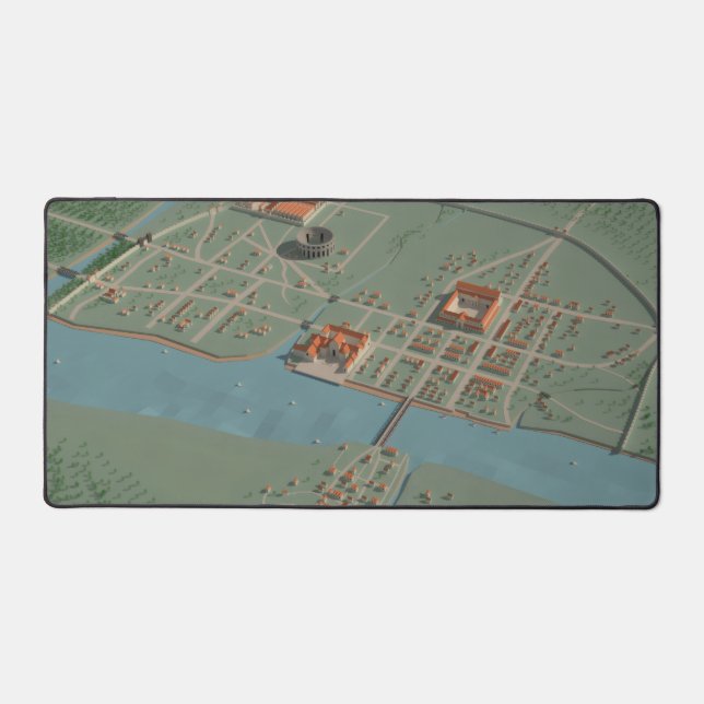 Roman London Map Deskmat (Front)