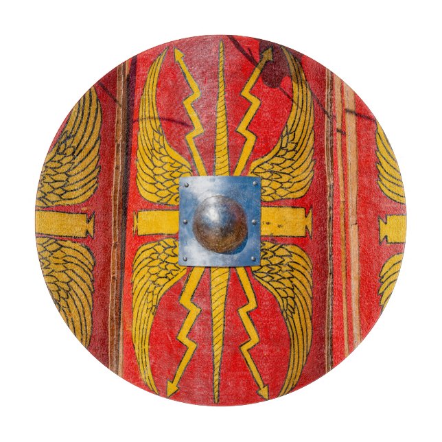 Roman Military Shield - Scutum Cutting Board (Front)
