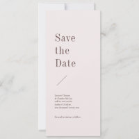 Roman Modern Save the Date
