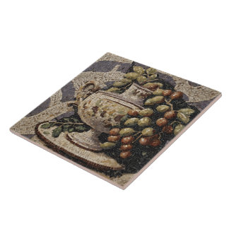 Roman Mosaic Style Wine Ceramic Tile