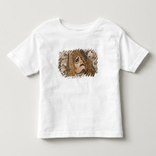 Roman mosaic, with mask, leaves and fruit toddler T-Shirt
