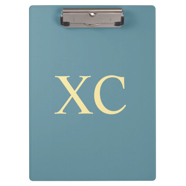 Roman Numeral 90 Clipboard (Front)