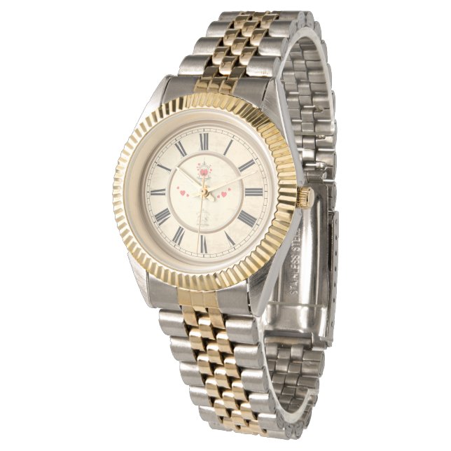 Roman Numerals Modern number big Easy to Read Watc Watch (Angled)