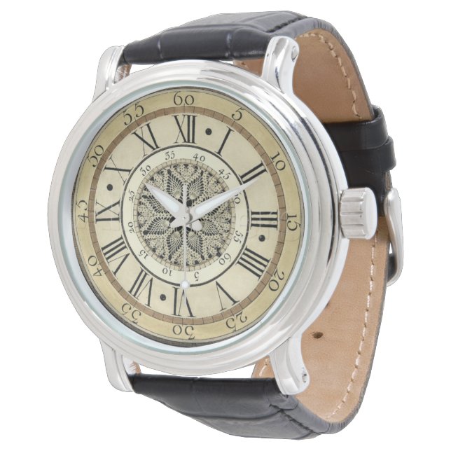Roman Numerals Modern number big Easy to Read Watc Watch (Angled)