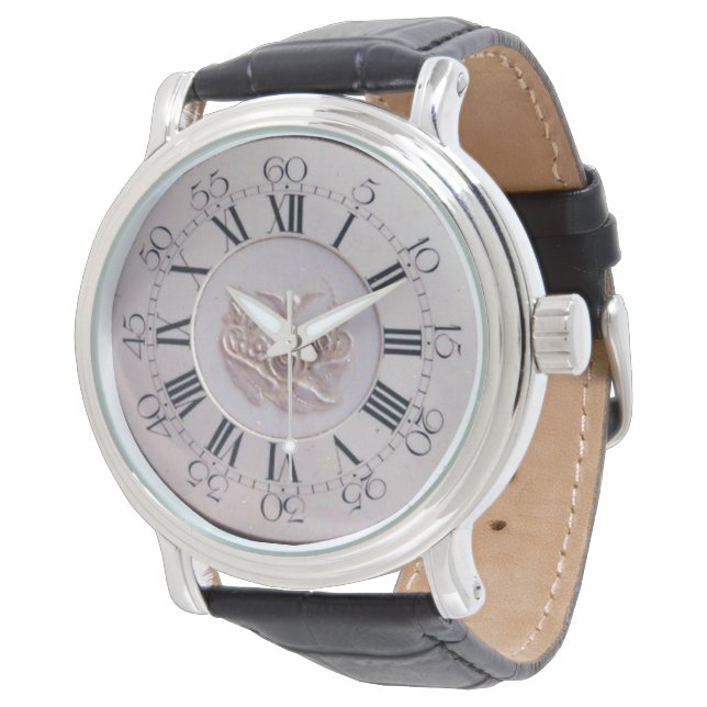 Roman Numerals Modern number big Easy to Read Watc Watch (Angled)