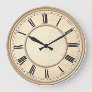 Roman numerals Roman numerals Simpel Large Clock
