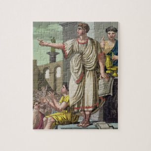 Roman Orator, from 'L'Antica Roma', 1825 (colour l Jigsaw Puzzle