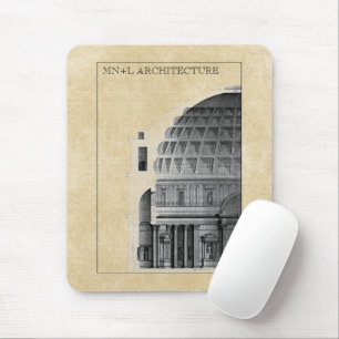 Roman Pantheon Architecture Office Mouse Pad