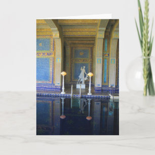 Roman Pool at Hearst Castle, California Card