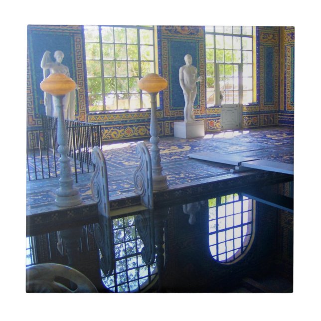 Roman Pool at Hearst Castle, California Ceramic Tile (Front)