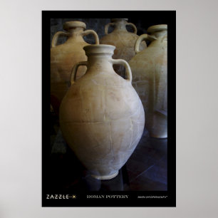 Roman pottery poster