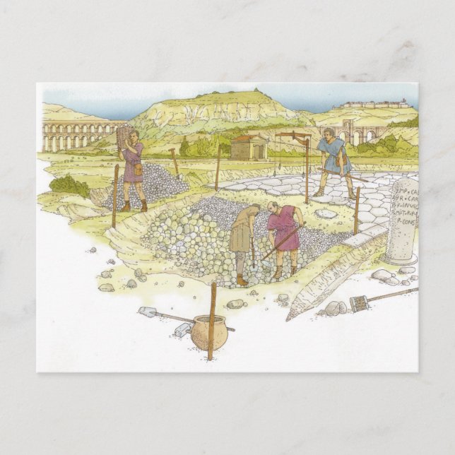 Roman road. Detail Postcard (Front)