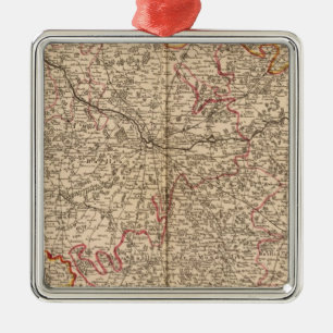 Roman roads and churches metal tree decoration