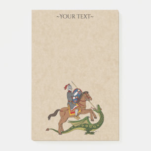 Roman Saint George and the Dragon Post-it Notes