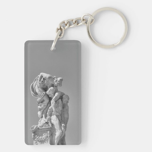 Roman sculptures in modern composition key ring (Back)